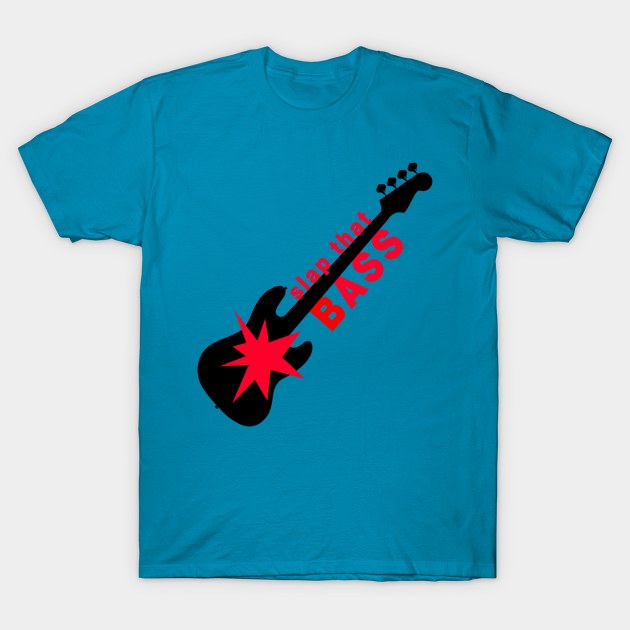 Slap that bass T-Shirt by TinusCartoons